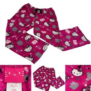 Hello Kitty SanrioShooting Stars Plush Pajama Lounge Pants 2011 Sz. M